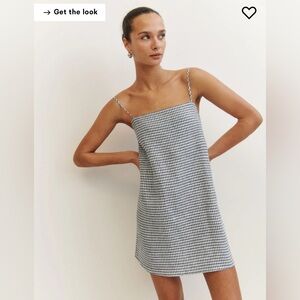 Reformation checkered dress
